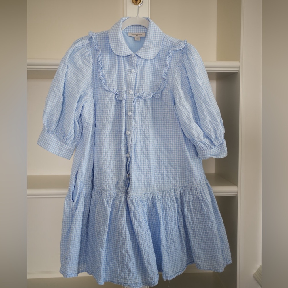 Light Blue Gingham Sundress